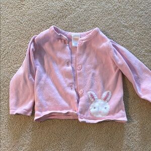 Pink Bunny Cardigan for Kids